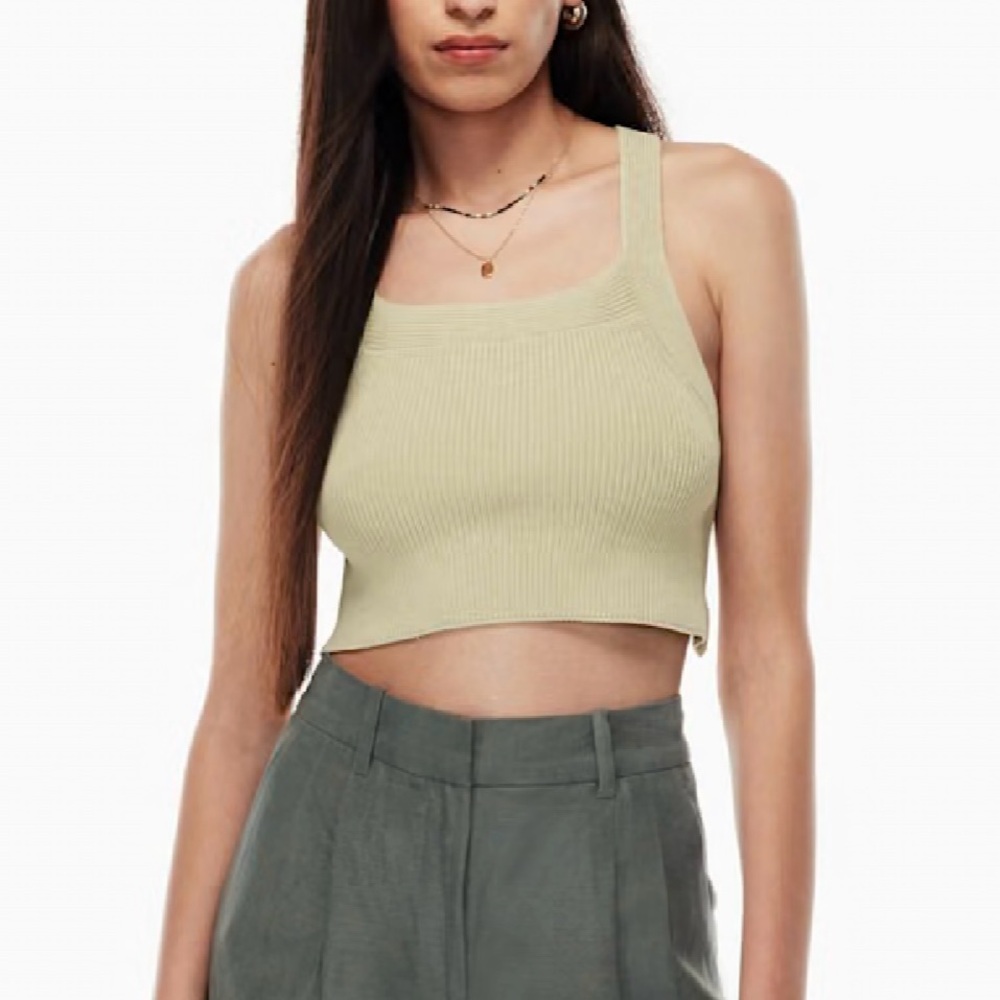 Wilfred Sage Green Knit Camisole - Picture 4 of 5